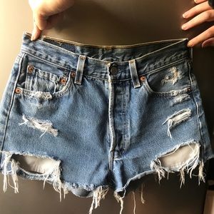 Levi 501 jean shorts